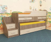 Фото Кровать 2-х ярусная Лесики (СМ 70х180/70х170) от производителя Пирамида в Севастополе по цене 24&nbsp;220 ₽
