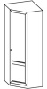 Фото Шкаф Микки-1 (75) угловой от производителя Ставрополь Мебель в Севастополе по цене 10&nbsp;440 ₽