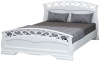 Фото Кровать двуспальная Грация-1 (СМ 160х200) без основания с универсальными царгами от производителя Браво-мебель в Севастополе по цене 19&nbsp;850 ₽