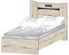 Фото Кровать односпальная Мале (СМ 90х200) без основания от производителя СБК в Севастополе по цене 10&nbsp;620 ₽